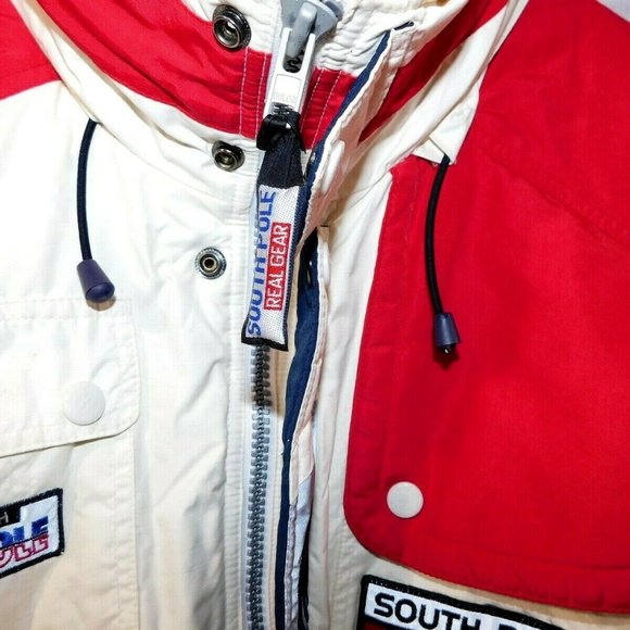 VTG 90s SouthPole Mens L Pullover Parka Jacket - Picture 5 of 12